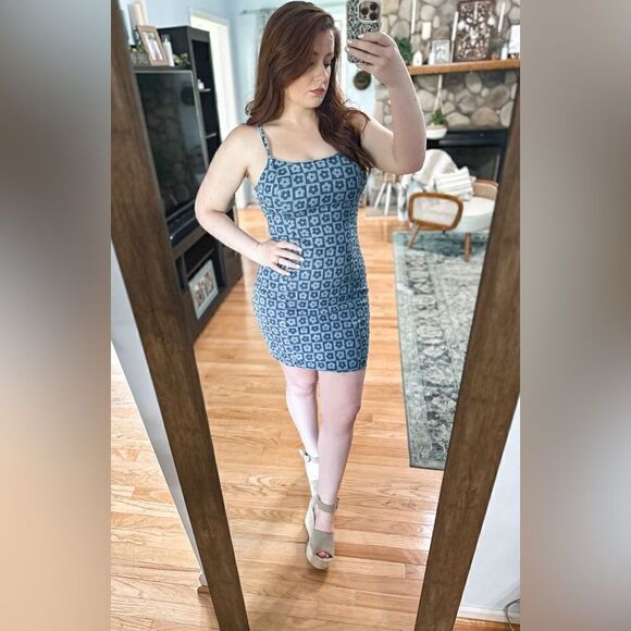 Divided denim dress  - Picture 7 of 14